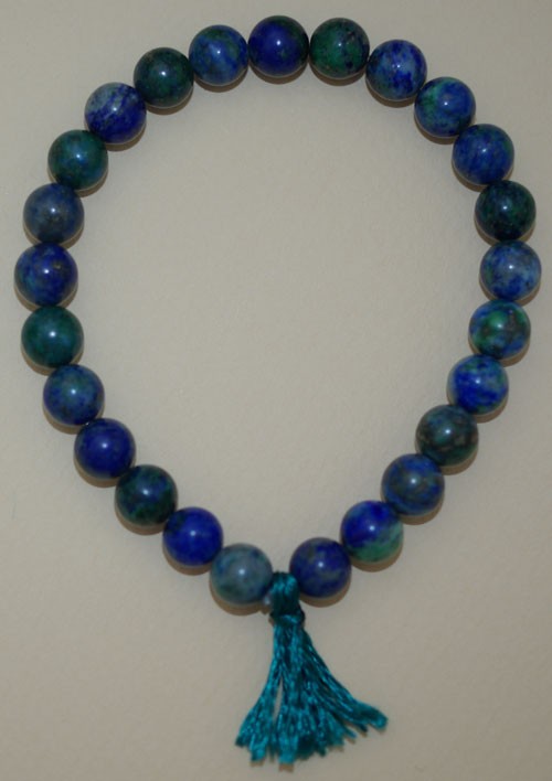 Bracelet Azurite (avec Malachite) - 17cm