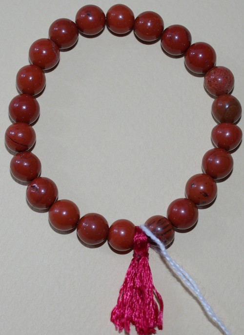 Bracelet Jaspe rouge - 17cm