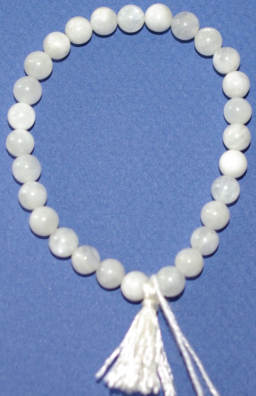 Bracelet Pierre de Lune blanche - 17cm