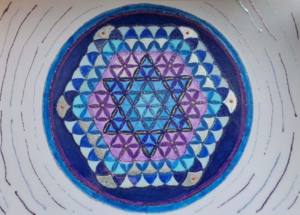 Fleur de Vie - Grand format A4