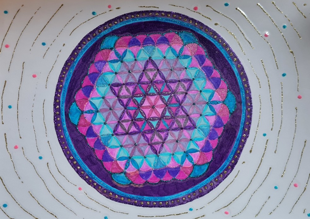 Fleur de Vie - Grand format A4