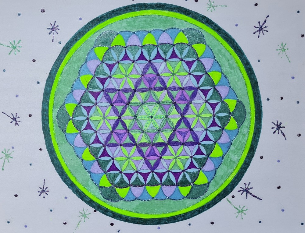 Fleur de Vie - Sous-main