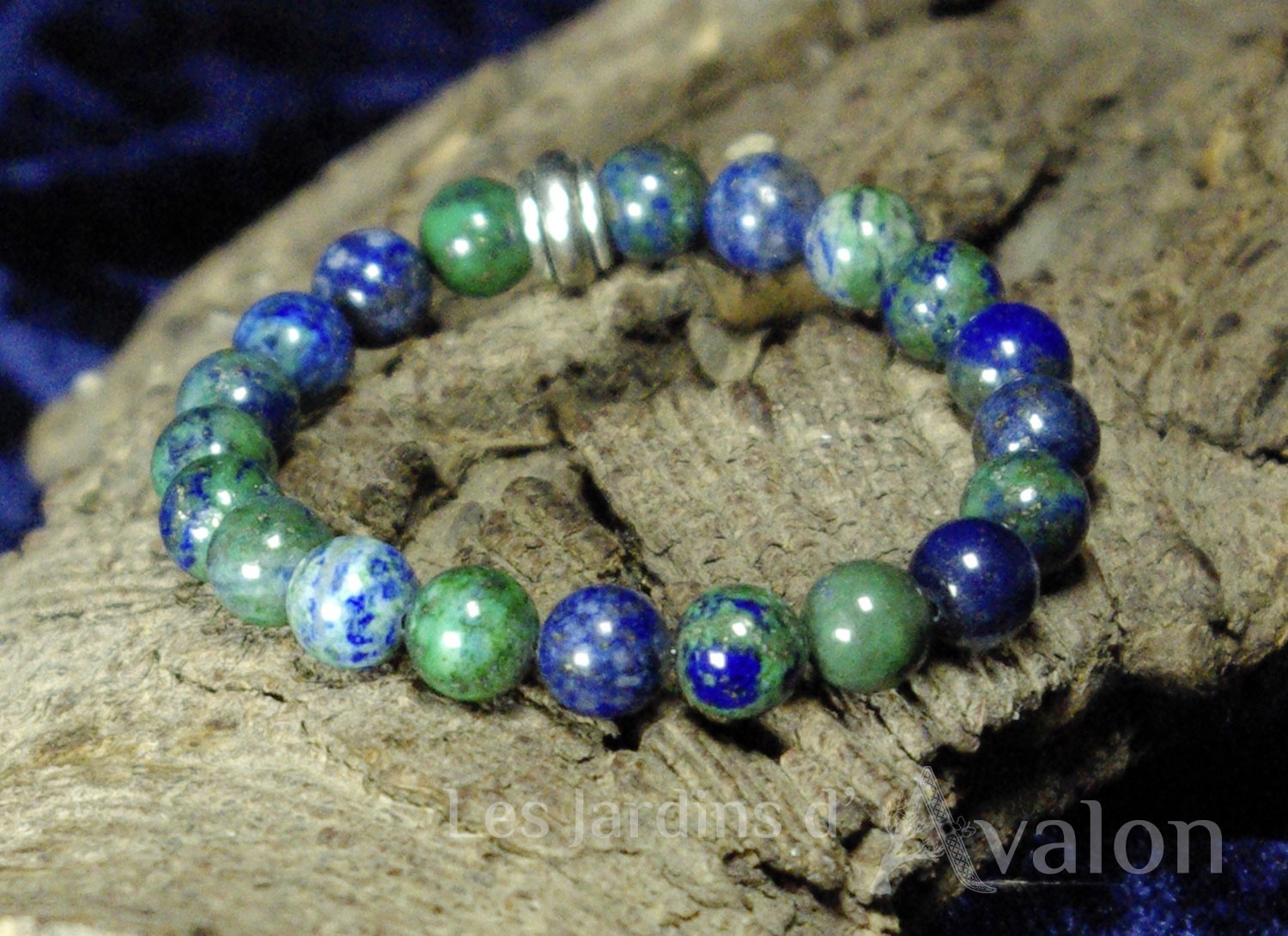 Bracelet Azurite (avec Malachite)