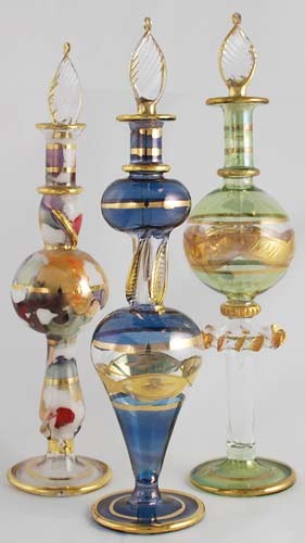 Fioles orientales en verre pour parfum – Grande taille