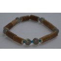 Bracelet de Noisetier et Labradorite - Taille Homme