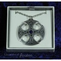 Grande Croix celtique - lapis lazulis