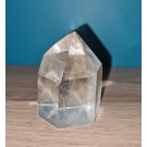Pointe de cristal de roche (quartz) polie