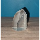 Pointe de cristal de roche (quartz) polie