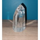 Pointe de cristal de roche (quartz) polie