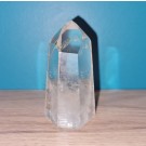 Pointe de cristal de roche (quartz) polie