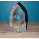 Pointe de cristal de roche (quartz) polie