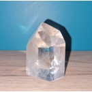 Pointe de cristal de roche (quartz) polie