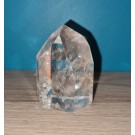 Pointe de cristal de roche (quartz) polie