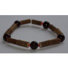 Bracelet de Noisetier et Grenat - Taille Femme/Ado