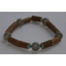 Bracelet de Noisetier et Labradorite - Taille Femme/Ado