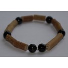 Bracelet de Noisetier et Oeil de faucon - Taille Homme